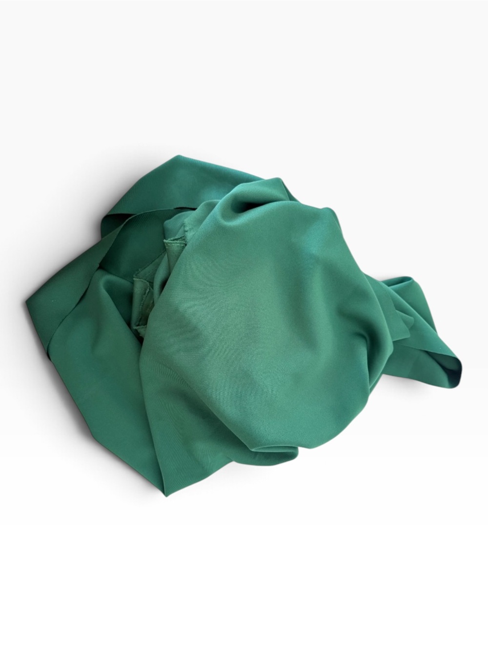 Green stretchy fabric - new, 38”*60”